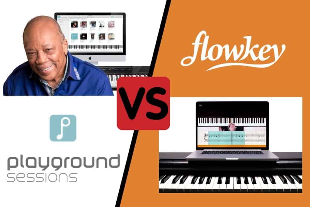 Playground Sessions vs Flowkey