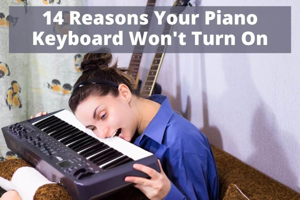 Piano keyboard wont turn on