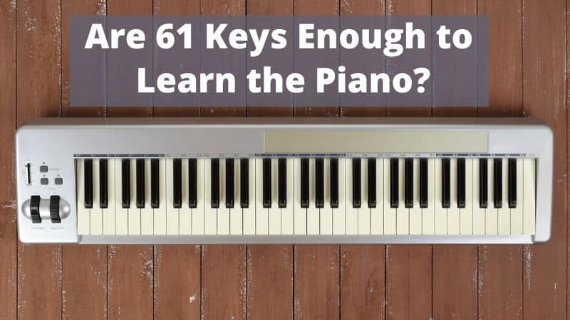 61 keys learn piano
